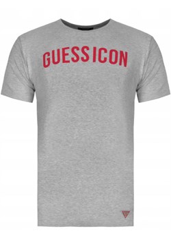 Guess T-shirt męski  Klasyczny Gray ze sklepu dewear.pl w kategorii T-shirty męskie - zdjęcie 106376191