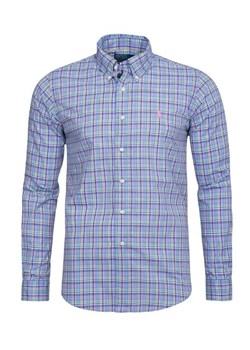 Koszula męska Ralph Lauren Blue Regular Fit ze sklepu dewear.pl w kategorii Koszule męskie - zdjęcie 106376283