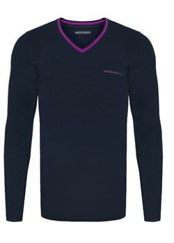 Longsleeve Emporio Armani V-neck Navy ze sklepu dewear.pl w kategorii T-shirty męskie - zdjęcie 106376803