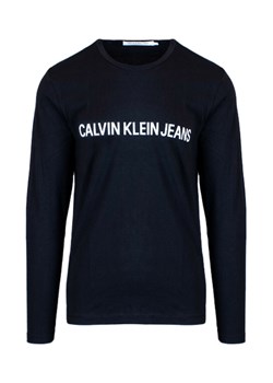 Longsleeve Męski Calvin Klein Jeans Navy ze sklepu dewear.pl w kategorii T-shirty męskie - zdjęcie 106377003