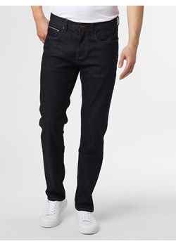 Tommy Hilfiger Jeansy Mężczyźni Bawełna rinsed jednolity ze sklepu vangraaf w kategorii Jeansy męskie - zdjęcie 106668102
