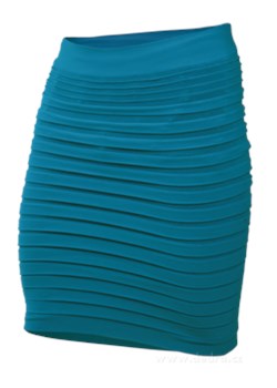 MARIBEL 2w1, mini spódniczka lub top turkusowa ze sklepu Moja Dedra - domodi w kategorii Spódnice - zdjęcie 106768954
