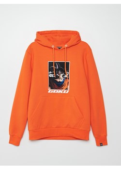 Cropp - Bluza z kapturem Dragon Ball - pomarańczowy ze sklepu Cropp w kategorii Bluzy męskie - zdjęcie 107188903