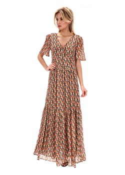 Sukienka maxi ALANA z kwiatowym nadrukiem Rino & Pelle ze sklepu Eye For Fashion w kategorii Sukienki - zdjęcie 107566823