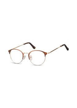 Oprawki okularowe Lenonki damskie stalowe Sunoptic 973D kawowo-złote ze sklepu Stylion w kategorii Okulary korekcyjne damskie - zdjęcie 107783500