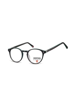 Okrągłe Okulary oprawki optyczne,lenonki korekcyjne Montana MA62E czarne + zielone ze sklepu Stylion w kategorii Okulary korekcyjne męskie - zdjęcie 107783530