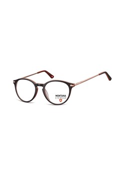 Okrągłe Okulary oprawki optyczne,lenonki korekcyjne Montana MA63D ciemny brązowy + pomarańczowy ze sklepu Stylion w kategorii Okulary korekcyjne męskie - zdjęcie 107783542