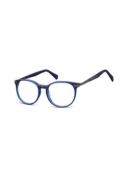 Okrągłe Okulary oprawki zerówki korekcyjne Sunoptic AC39D ciemnogranatowe ze sklepu Stylion w kategorii Okulary zerówki męskie - zdjęcie 107783834