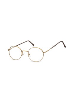 Lenonki okrągłe Okulary oprawki optyczne 926E kawowe ze sklepu Stylion w kategorii Oprawki do okularów męskich - zdjęcie 107784023