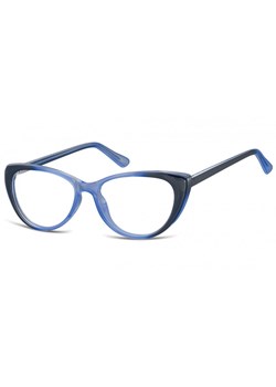 Okulary oprawki korekcyjne Kocie Oczy zerówki Sunoptic CP138C gradient niebieski ze sklepu Stylion w kategorii Okulary zerówki męskie - zdjęcie 107784441