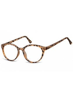 Okulary oprawki korekcyjne okrągłe Lenonki zerówki Sunoptic CP140E jasny szylkret ze sklepu Stylion w kategorii Okulary zerówki męskie - zdjęcie 107784463