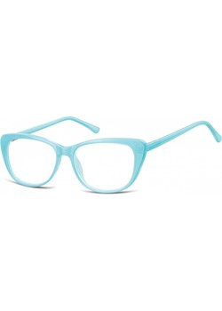 Okulary oprawki korekcyjne Kocie Oczy zerówki Sunoptic CP129 błękit turkusowy ze sklepu Stylion w kategorii Okulary zerówki męskie - zdjęcie 107784583