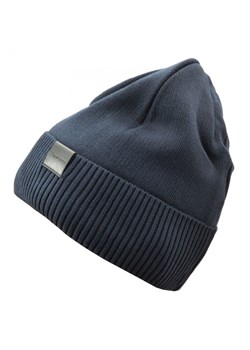 Męska Zimowa Czapka Granatowa z polarem - L/XL 2MORO ST-539 ze sklepu Stylion w kategorii Czapki zimowe męskie - zdjęcie 107784891