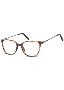 Okulary oprawki zerówki korekcyjne Nerdy Unisex Sunoptic AC26A bursztynowe ze sklepu Stylion w kategorii Okulary zerówki męskie - zdjęcie 107785081