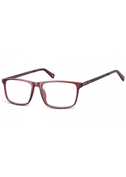 Okulary oprawki zerówki korekcyjne Nerdy Unisex Montana MA59D bordowe + grafitowy zausznik ze sklepu Stylion w kategorii Okulary zerówki męskie - zdjęcie 107785103