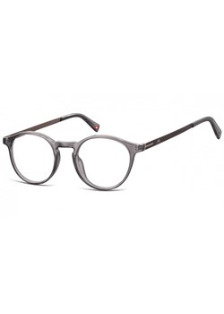 Okulary oprawki korekcyjne okrągłe Lenonki zerówki Montana MA58C szare ze sklepu Stylion w kategorii Okulary zerówki męskie - zdjęcie 107785113