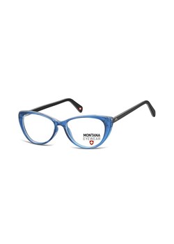 Okulary oprawki korekcyjne Kocie zerówki Montana MA57F niebiesko-czarne ze sklepu Stylion w kategorii Okulary zerówki męskie - zdjęcie 107785131