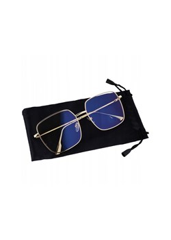 Damskie okulary z filtrem zerówki oversize z ANTYREFLEKSEM T7586 ze sklepu Stylion w kategorii Okulary zerówki damskie - zdjęcie 107785281