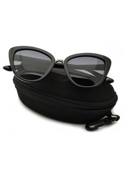 Kocie Oczy Czarne okulary damskie z polaryzacją STD-25 ze sklepu Stylion w kategorii Okulary przeciwsłoneczne damskie - zdjęcie 107785301