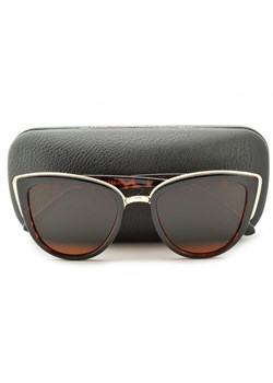 Damskie okulary Kocie polaryzacyjne brązowe POL-827 ze sklepu Stylion w kategorii Okulary przeciwsłoneczne damskie - zdjęcie 107785501