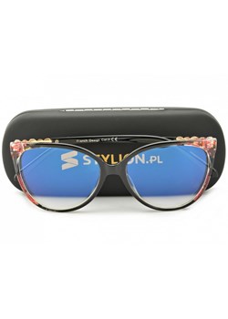 Okulary Kocie Oczy Korekcyjne z Antyrefleksem Zerówki POL-BLF-720AK ze sklepu Stylion w kategorii Okulary korekcyjne damskie - zdjęcie 107785763