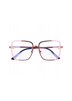 Okulary Kwadratowe z filtrem światła niebieskiego do komputera zerówki 2535-4 ze sklepu Stylion w kategorii Okulary korekcyjne damskie - zdjęcie 107786090