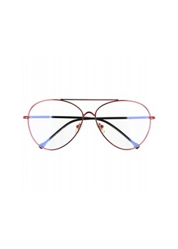 Okulary Pilotki z filtrem światła niebieskiego do komputera zerówki 2529-4 ze sklepu Stylion w kategorii Okulary korekcyjne damskie - zdjęcie 107786100