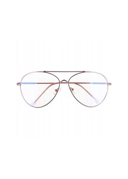 Okulary Pilotki z filtrem światła niebieskiego do komputera zerówki 2529-5 ze sklepu Stylion w kategorii Okulary korekcyjne damskie - zdjęcie 107786102