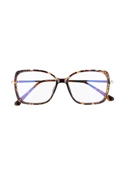 Okulary damskie  z filtrem BLUE LIGHT do komputera zerówki 2544-1 ze sklepu Stylion w kategorii Okulary zerówki damskie - zdjęcie 107786390