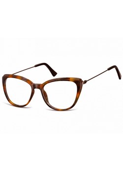 Okulary oprawki zerówki korekcyjne Kocie Oczy Sunoptic AC8E bursztynowe ze sklepu Stylion w kategorii Okulary zerówki męskie - zdjęcie 107786581