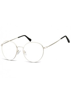 Lenonki okrągłe Okulary oprawki optyczne 915E srebrne ze sklepu Stylion w kategorii Oprawki do okularów męskich - zdjęcie 107786591