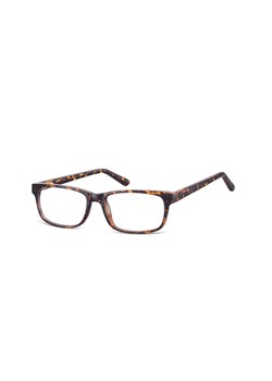 Zerówki klasyczne okulary oprawki Sunoptic CP154B panterka, flex ze sklepu Stylion w kategorii Okulary zerówki męskie - zdjęcie 107786603