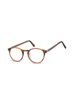 Okrągłe okulary oprawki zerowki korekcyjne Sunoptic AC43B ze sklepu Stylion w kategorii Okulary korekcyjne męskie - zdjęcie 107786860