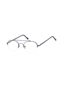 Okulary oprawki korekcyjne metalowo-żyłkowe Okrągłe 786B granatowe ze sklepu Stylion w kategorii Okulary korekcyjne męskie - zdjęcie 107786911