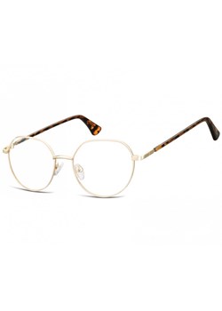 Lenonki okrągłe Okulary oprawki optyczne 916B złota ze sklepu Stylion w kategorii Oprawki do okularów męskich - zdjęcie 107786934
