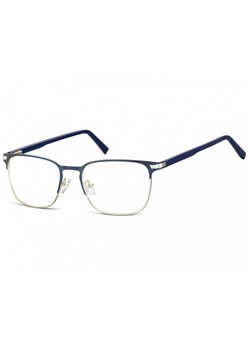 Okulary oprawki optyczne korekcyjne Sunoptic 917A granatowo-srebrne ze sklepu Stylion w kategorii Okulary korekcyjne męskie - zdjęcie 107786944