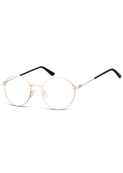 Lenonki okrągłe Okulary oprawki optyczne 919B złote ze sklepu Stylion w kategorii Oprawki do okularów męskich - zdjęcie 107786960