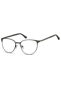 Okulary oprawki korekcyjne kocie oczy zerówki Sunoptic 914C czarny ze sklepu Stylion w kategorii Okulary zerówki męskie - zdjęcie 107787130
