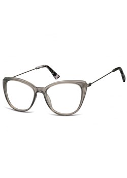 Oprawki korekcyjne okulary  Kocie Oczy zerówki damskie CP121A szare ze sklepu Stylion w kategorii Okulary korekcyjne damskie - zdjęcie 107787141