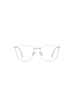Okulary kocie do komputera damskie z filtrem BLUE Light zerówki 2555B ze sklepu Stylion w kategorii Okulary zerówki damskie - zdjęcie 107787220