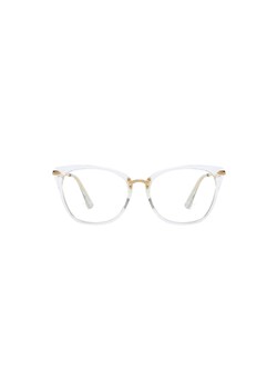 Okulary kocie do komputera damskie z filtrem BLUE Light zerówki 2574-5 ze sklepu Stylion w kategorii Okulary zerówki damskie - zdjęcie 107787241