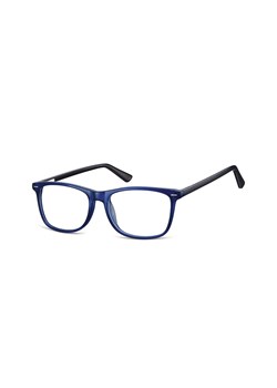Okulary Zerówki klasyczne oprawy Sunoptic CP153B granat, flex ze sklepu Stylion w kategorii Okulary zerówki męskie - zdjęcie 107787760