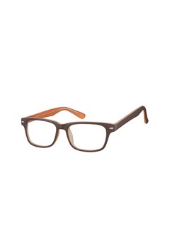 Okulary Zerówki klasyczne oprawki Sunoptic CP156B brązowe ze sklepu Stylion w kategorii Okulary zerówki męskie - zdjęcie 107787800