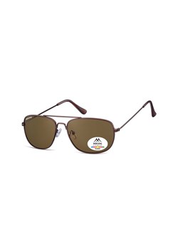 Meskie okulary pilotki Montana MP93D brazowe polaryzacyjne ze sklepu Stylion w kategorii Okulary przeciwsłoneczne męskie - zdjęcie 107787880