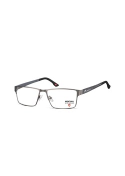 Okulary oprawki korekcyjne metalowe pełne MM612B szare ze sklepu Stylion w kategorii Okulary korekcyjne męskie - zdjęcie 107788041