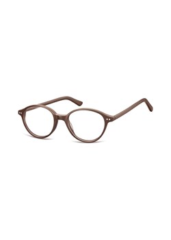 Ciemnobrazowe Okulary oprawki okragle Sunoptic CP147C ze sklepu Stylion w kategorii Oprawki do okularów męskich - zdjęcie 107788430