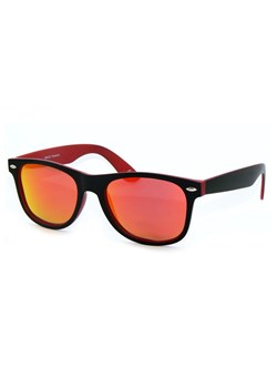 Czarno-czerwone nerdy lustrzane polaryzacja DRS-63C3 ze sklepu Stylion w kategorii Okulary przeciwsłoneczne męskie - zdjęcie 107788560