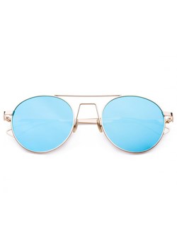 Okragle lenonki damskie lustrzane 2036 ze sklepu Stylion w kategorii Okulary przeciwsłoneczne damskie - zdjęcie 107788600