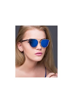 Glam Rock Kocie oczy damskie lustrzanki 1475 ze sklepu Stylion w kategorii Okulary przeciwsłoneczne damskie - zdjęcie 107788604