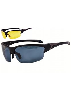 Sportowe okulary z dwoma soczewkami polaryzacyjnymi czarna i zolta - drs-50c2 ze sklepu Stylion w kategorii Okulary przeciwsłoneczne męskie - zdjęcie 107788704